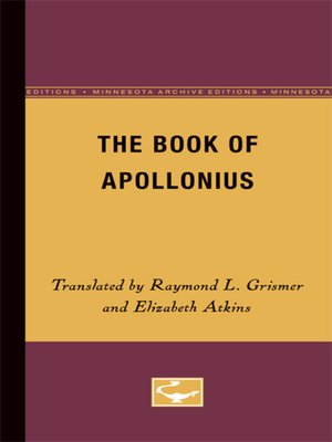 cover image of The Book of Apollonius
